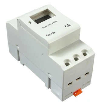 

High Quality THC15A DIN Rail Digital Programmable Timer Switch 220-240V 16A Time Relay Switch