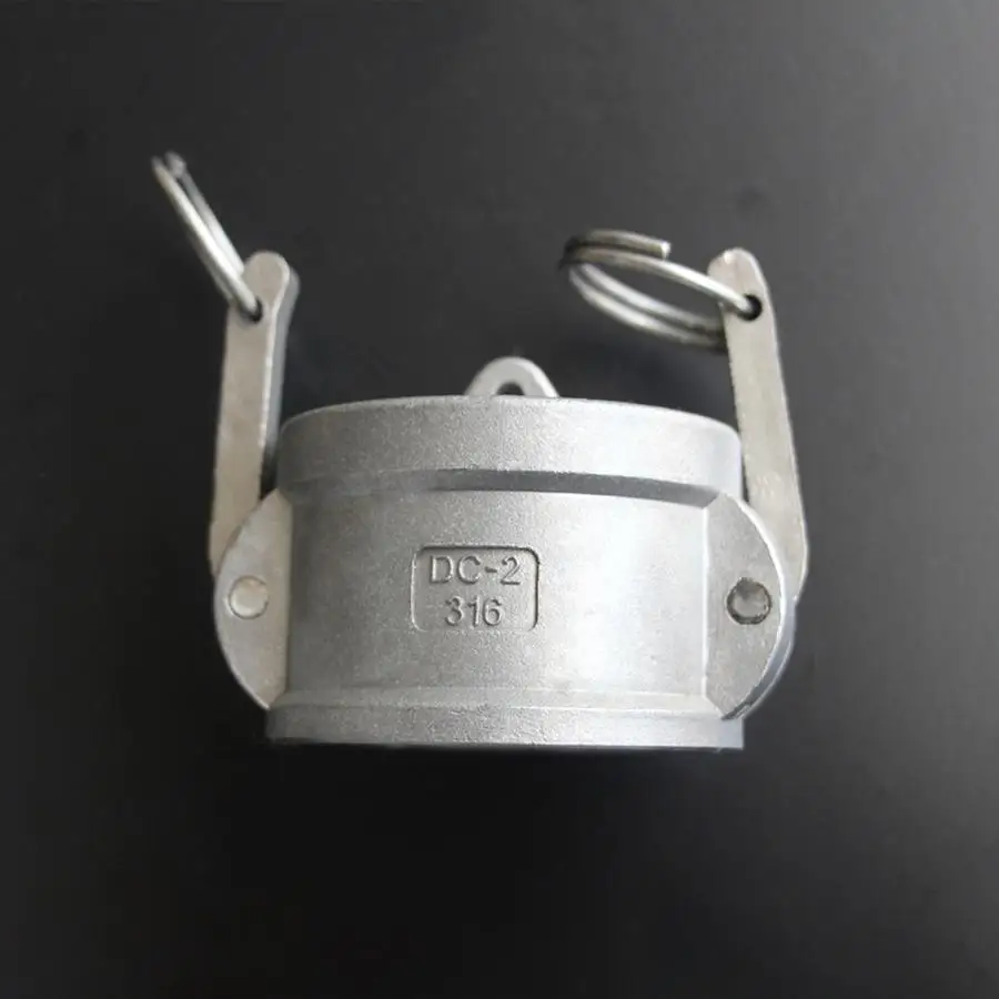 

2-1/2" Socket End Cap Type C Camlock Quick Disconnect Coupling 316 Stianless Cam Groove For Hose Pumps Homebrew