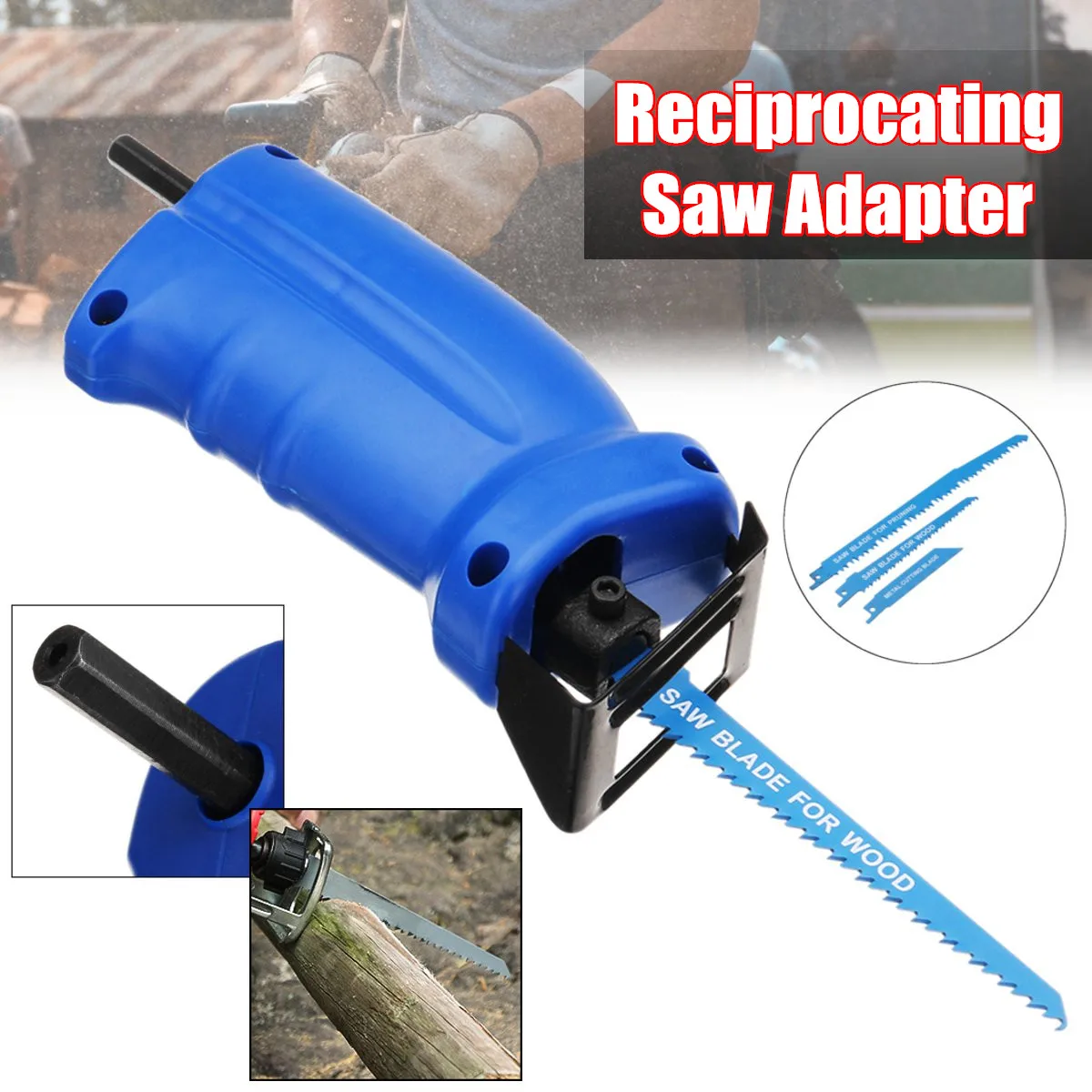 

Drillpro Portable Reciprocating Saw Adapter Set Changed Electric Drill Into Reciprocating Electric Saw Parts