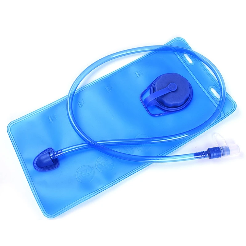 

2L Water Bladder Bag Large Opening Portable Semi-transparent EVA Hydration Accessories For Cycling Climbing Camping Travel