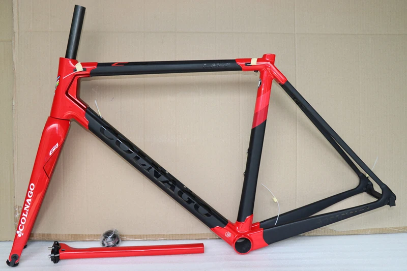 Цвета: черный красный 2019 Colnago C64 карбоновая рама шоссейный углеродный руль для
