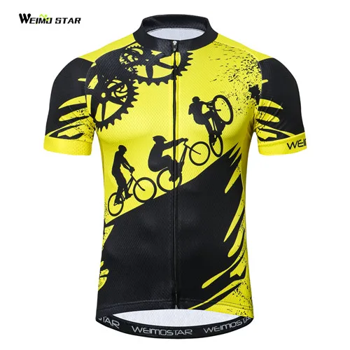 Уличная велосипедная майка мужская велосипедная одежда Ropa Ciclismo maillot road MTB Jersey youth горный велосипед Джерси желтый - Цвет: 5112