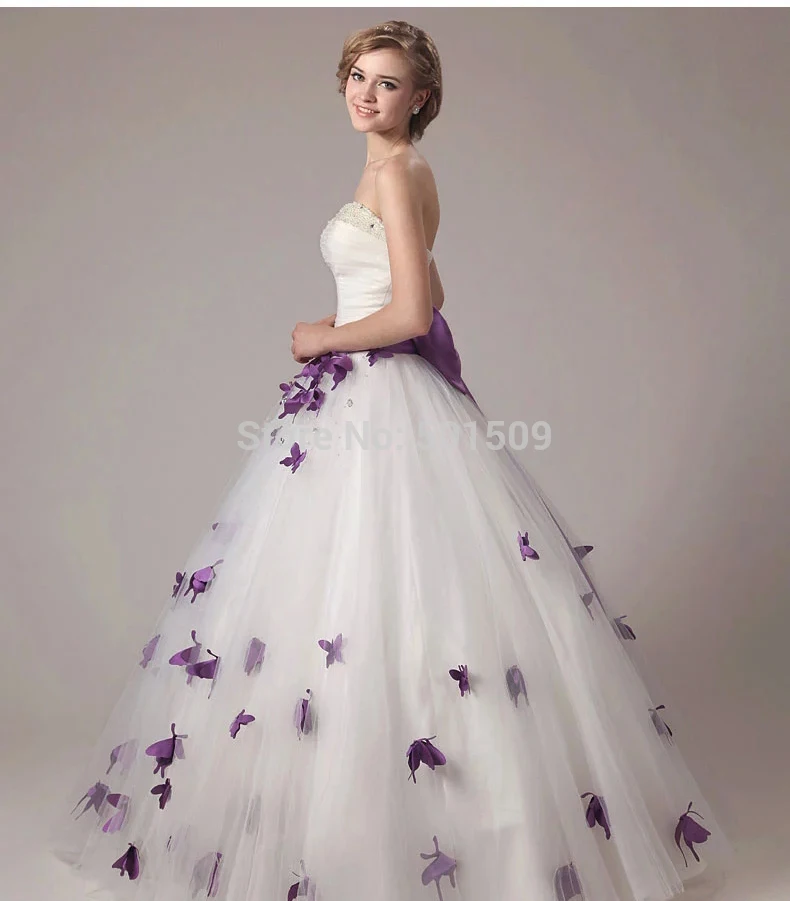 

100%real beading purple butterfly waist bowknot medieval vintage royal victoria princess cosplay dress ball gown