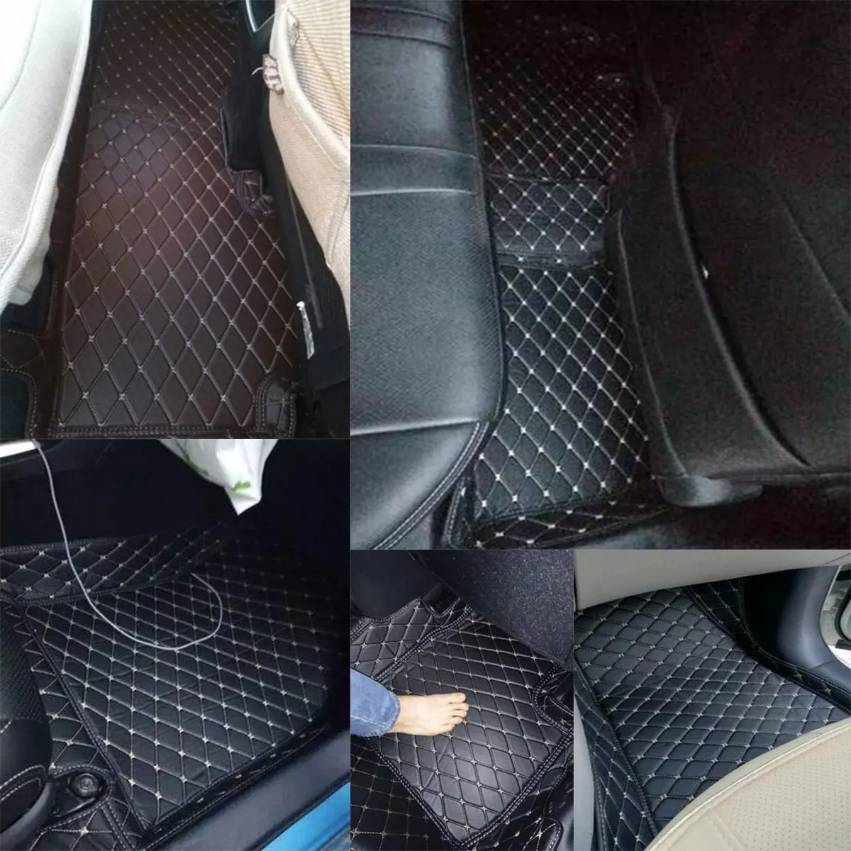 Автомобильные коврики для BMW 3 серии F30 2012- 5 сидений LHD коврики для автомобиля Стайлинг салона авто коврики водонепроницаемые аксессуары