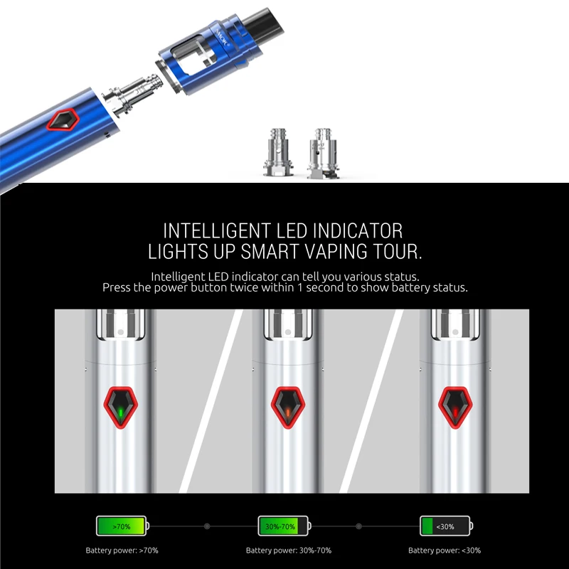 Оригинальный SMOK Nord AIO 19 комплект 2 мл + Встроенный аккумулятор 1300 мАч Норд сетка