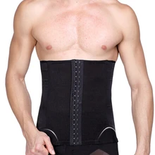 Мужской корсет для похудения, пояс для похудения, волшебное Корректирующее белье для тела, пояс для живота, сжигания жира, живота, талии, Cincher, черная кожа