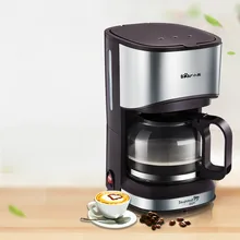 Медвежонок американская капельная кофемашина 700 мл стеклянный чайник сохраняет тепло мини портативный автоматический чайник кофейник Moka