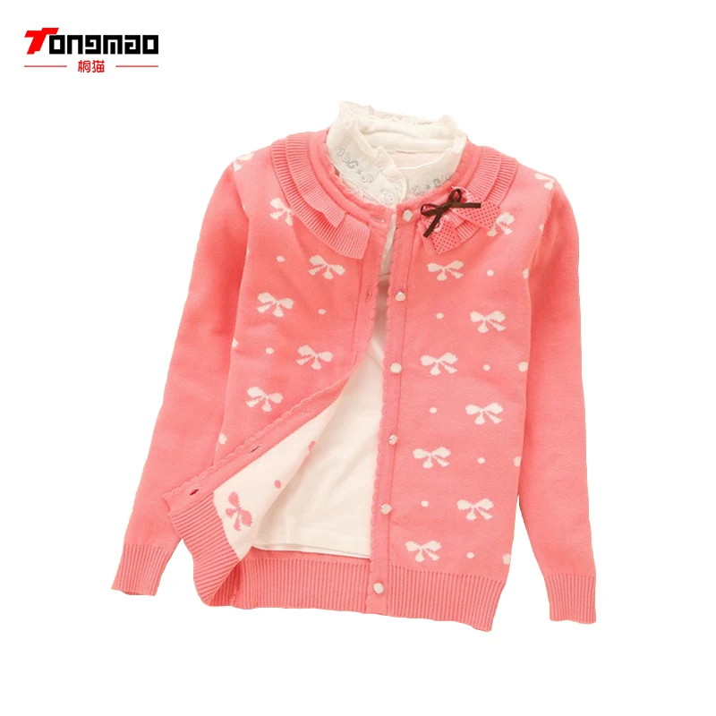 2017 New Autumn Winter font b Baby b font Girl Sweater Casual Style Girl Cotton Cardigan