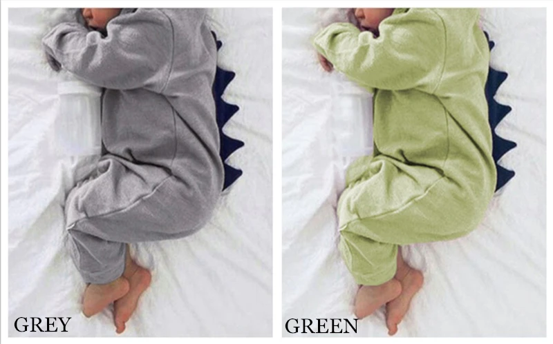 baby rompers toddler boy girl cute 3d dinosaur jumpsuit spring warm clothes solid cotton romper unisex hooded playsuit clothing (8)