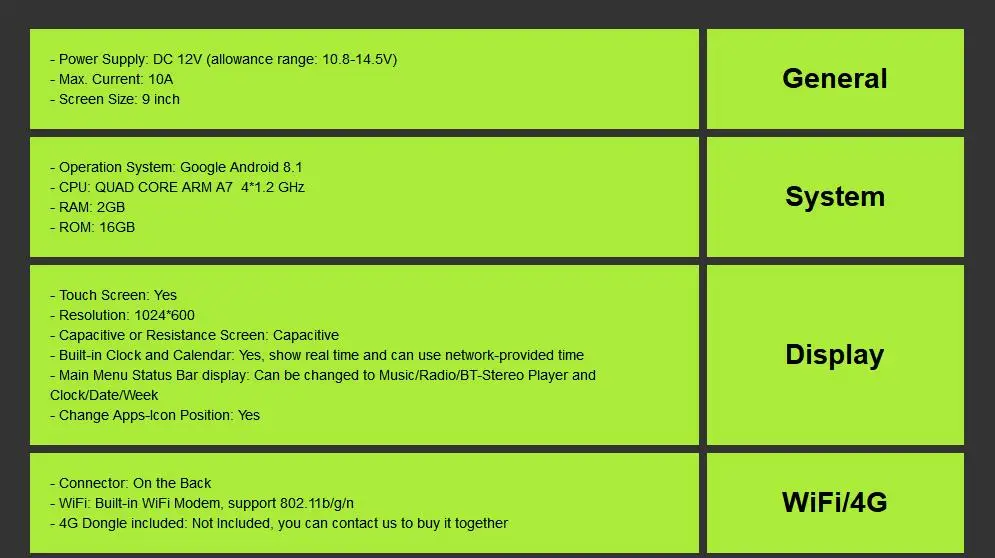 Top 9" Quad-Core Android 8.1 Car Radio Head Unit Stereo GPS Sat Nav DAB+ for Sequoia /Tundra 34