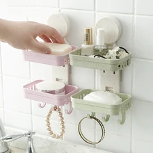 Мульти-Применение мыльница лоток двойная розетка/держатель для ванной комнаты Применение Фул Ванная комната средство, мыло панель обшивки чехол для хранения держатель