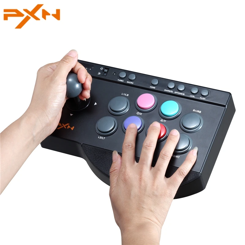 PXN 0082 USB проводной игровой контроллер аркадная борьба для PS3/PS4/Xbox One/джойстик для ПК палка игровой контроллер Джойстик PXN-0082