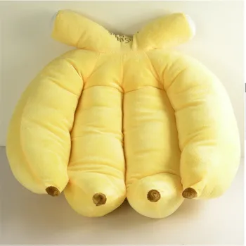 

stuffed plush 60cm yellow bananas plush toy soft throw pillow doll w3902