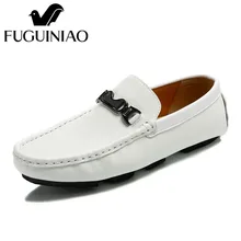 Новые модные белые кожаные повседневные мужские мокасины для вождения Мужская обувь Лоферы без застежки zapatos на плоской подошве для отдыха Sapato Masculino на платформе