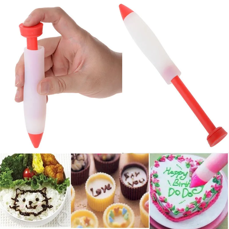 Deco Pen Magic Cupcake Cookie Cake Decoration Pastry Decorating Writing Set Kit Tool Pen (4)