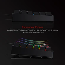RGB LED Backlit Mechanical Gaming Keyboard