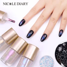 NICOLE DIARY 9 мл Sheel серия Штамповка лак оболочка лак для ногтей Блестящий Блеск лак для ногтей