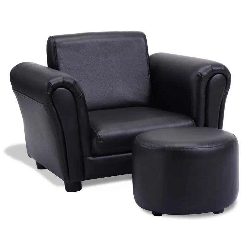 Us 72 09 45 Off Multi Function Kids Sofa Chairs Single Armrest Couch With Ottoman Bed Room Furniture Hw54198 In Children Sofas From