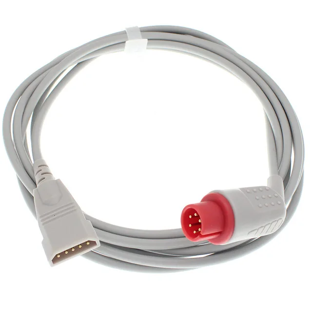 Кабель 6pin для Spacelabs Mindray EDAN Goldway BCI Critikon Invivo Mennen MEK Nellcor Abbott Uath Edward BD PVB HP IBP| |