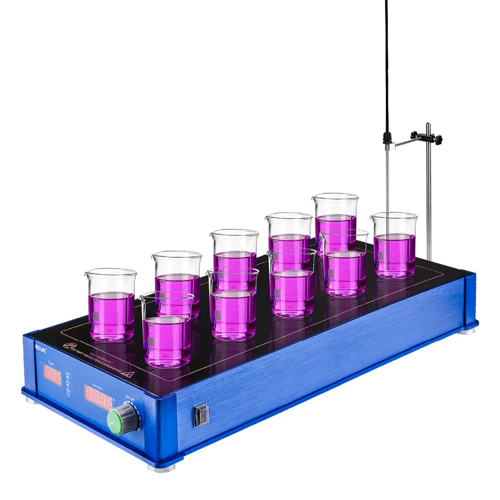 10-канальный магнитная мешалка лабораторное оборудование химической лаборатории плита магнитной мешалки мешалкой agitador magn