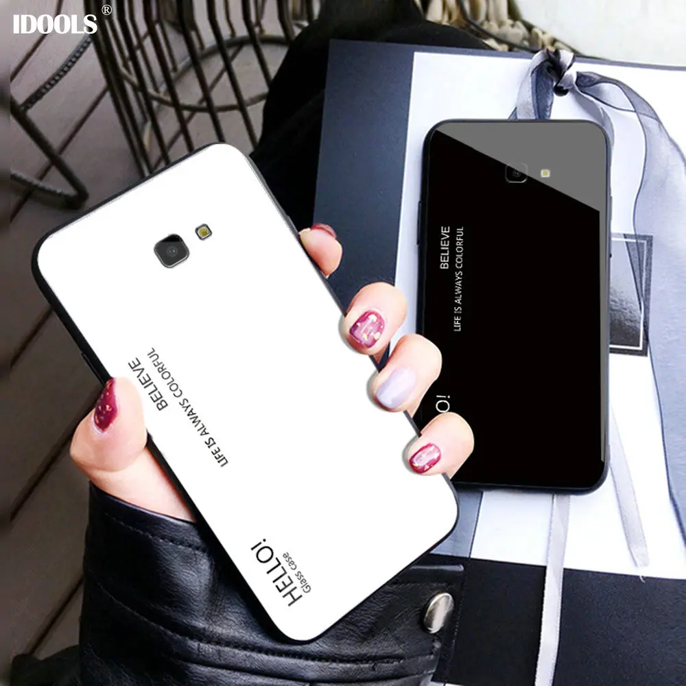 

IDOOLS Case for Samsung galaxy J4 Plus Full Protective PC+TPU Back Cover Phone Bags Cases for Samsung J4 Prime Coque