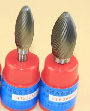 

2pcs H1232M06-12MM 16mm Milling Cutter Grinding Head 6MM Shank Carbide Rotary File Milling CNC Machine Rotary Burrs Face Mill