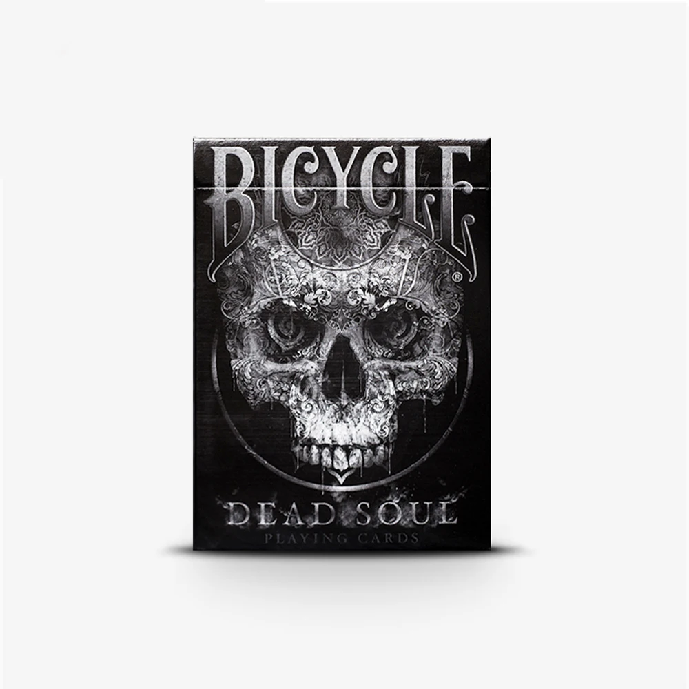 Beste 1 dek Fiets Dode Soul Speelkaarten Goocheltrucs zwarte Kleuren Standaard Poker Magic Card Game Collection Poker
