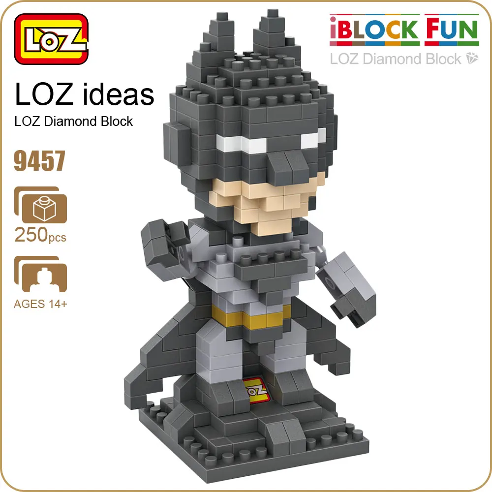 LOZ Diamond Blocks Super Hero Action Figure Toys Mirco Bricks Mini Building Block Sets Plastic Assembly