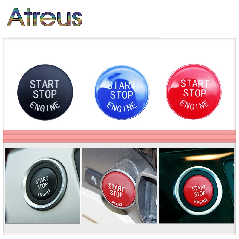 Крышка кнопки переключателя включения и остановки двигателя Atreus для BMW 1 3 5 серии