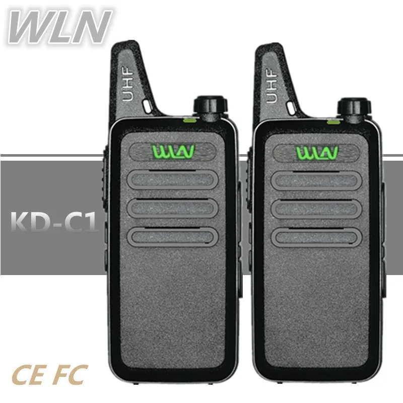 2 шт. WLN KD-C1 Мини Портативная рация ручной HF трансивер BAOFENG BF-T1 UHF радио коммуникатор Ham CB радиостанция WLN KD-C1