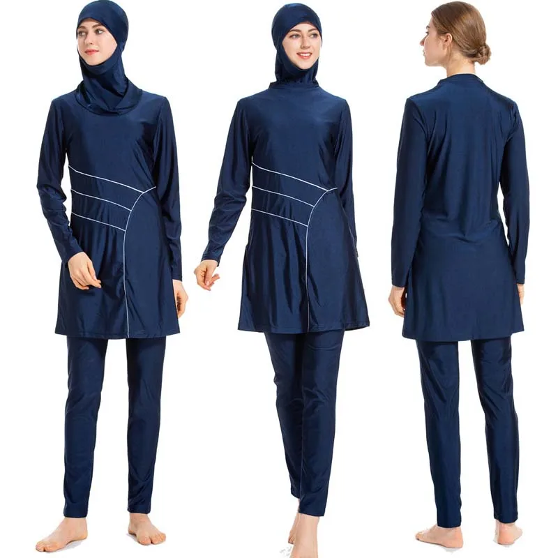 Мусульманский купальник BAILUNMA Burkinis скромная одежда мусульманская для плавания