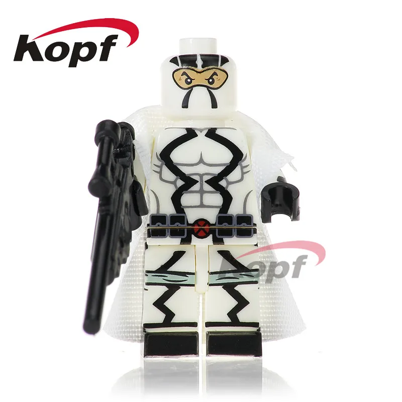 

Single Sale Super Heroes Shadow Reaper Wolverine Laura The Flash Superman Bricks Model Building Blocks Children Gift Toys PG246