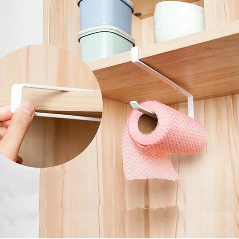 

Saving Room Paper Hanger in Kitchen&Bathroom Paper Organizer for Saving Room Door Hook Holder Percha de papel en cocina y