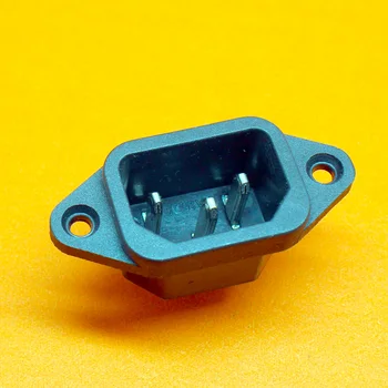 

1X New Hot Selling Black 3 Pins IEC320 C14 Inlet Power Plug Socket AC 250V 10A