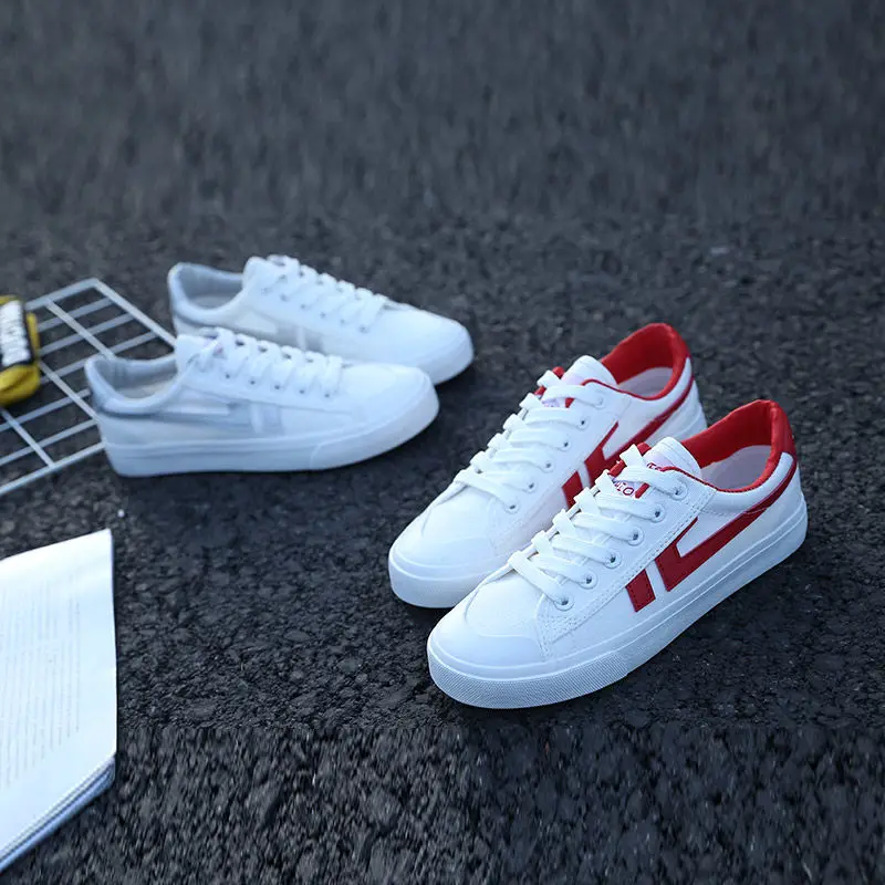 

Casual shoes female 2019 spring new student canvas flat bottom