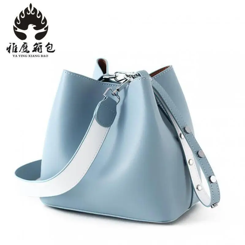 High Quality Leather Women Bag Bucket Shoulder Bags Solid Big Women Handbag Set Large Capacity Tote Bolsas Feminina Famous Brand High Quality Leather Women Bag Bucket Shoulder Bags Solid Big Women Handbag Set Large Capacity Tote Bolsas Feminina Famous Brand