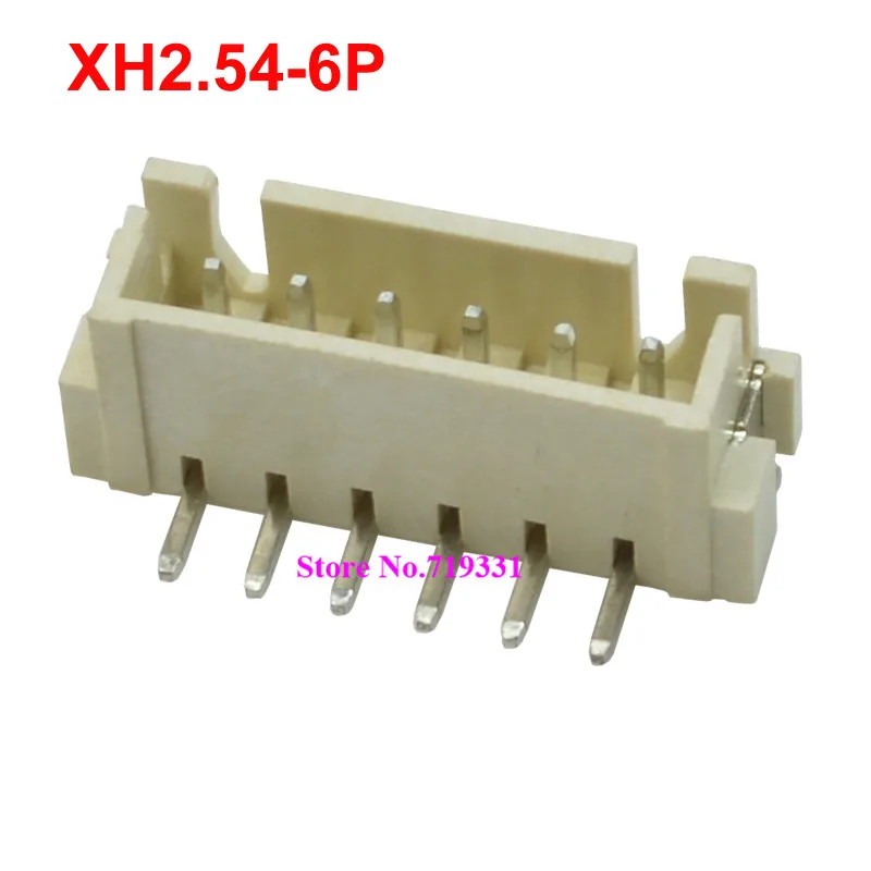 Micro Mini XH 2 54 мм 3 4 5 6P вертикальный коннектор SMD 50 шт.|connector smd|connector 6pconnector male |