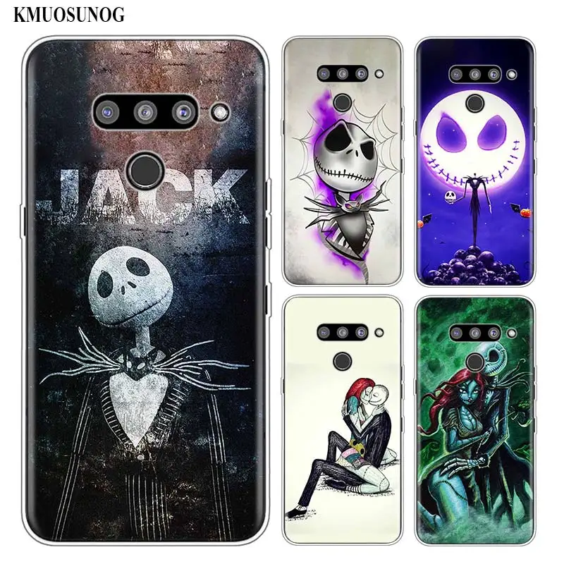 

Silicone Soft Phone Case jack skellington for LG K50 K40 Q8 Q7 Q6 V50 V40 V30 V20 G8 G7 G6 G5 ThinQ Mini Cover