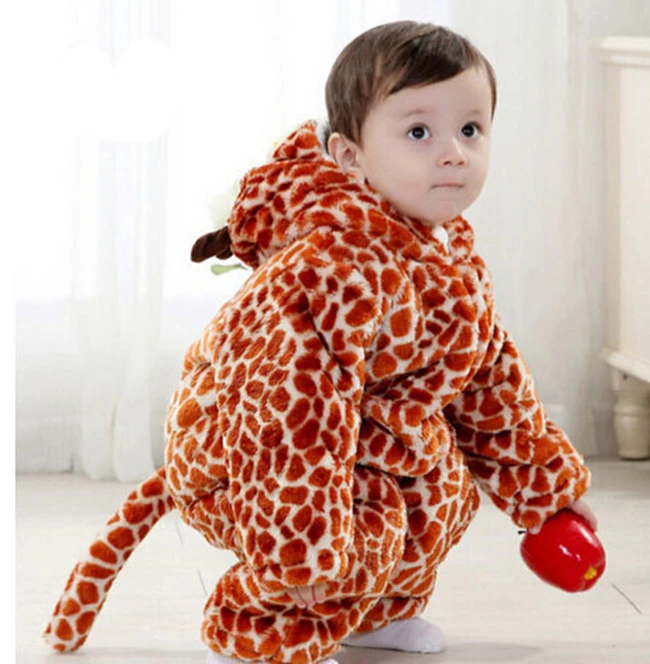 Clearance! Baby Winter Clothes Thicken Animal Newborn Baby Romper