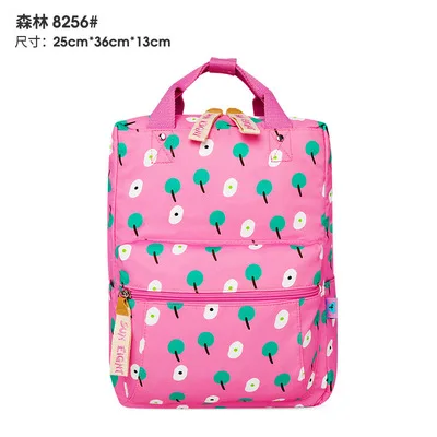 Детский Школьный рюкзак ярких цветов с мультяшным принтом; школьный рюкзак; сверхлегкий водонепроницаемый нейлоновый рюкзак для студентов; книга для путешествий - Цвет: As shown