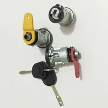Переключатель зажигания левый и правый дверной замок цилиндр с 2 ключами OEM качество для FORD FIESTA ESCORT KA CAR