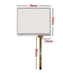 76*63 Новый 3,5 дюймовый сенсорный экран с сенсорным экраном промышленный уровень 76 мм * 63 мм