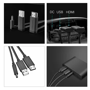 شراء كابل HDMI USB DC 3 في 1 لسماعة رأس HTC VIVE VR ملحقات خوذة كابل VR ، خدمة الشحن السريع