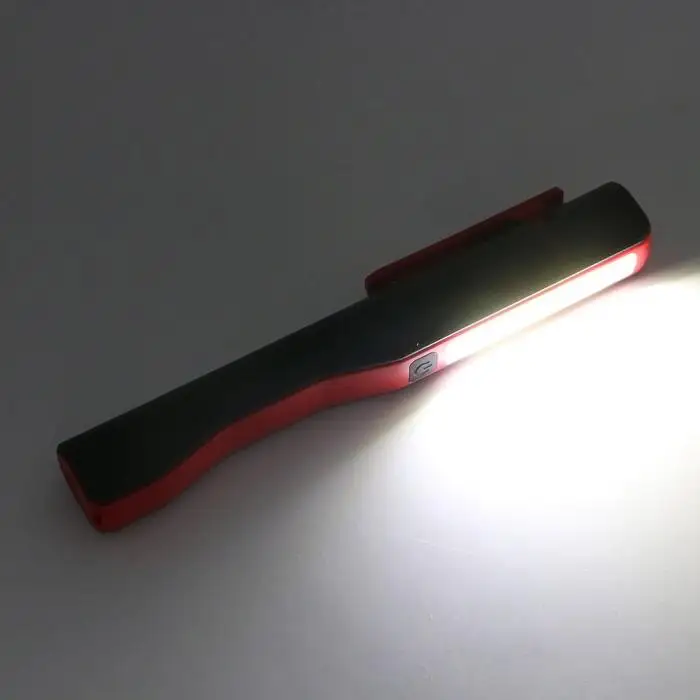 Портативный светодиодный Рабочая лампа Карманный USB перезаряжаемая инспекционная лампа фонарик с магнитным зажимом PAK55