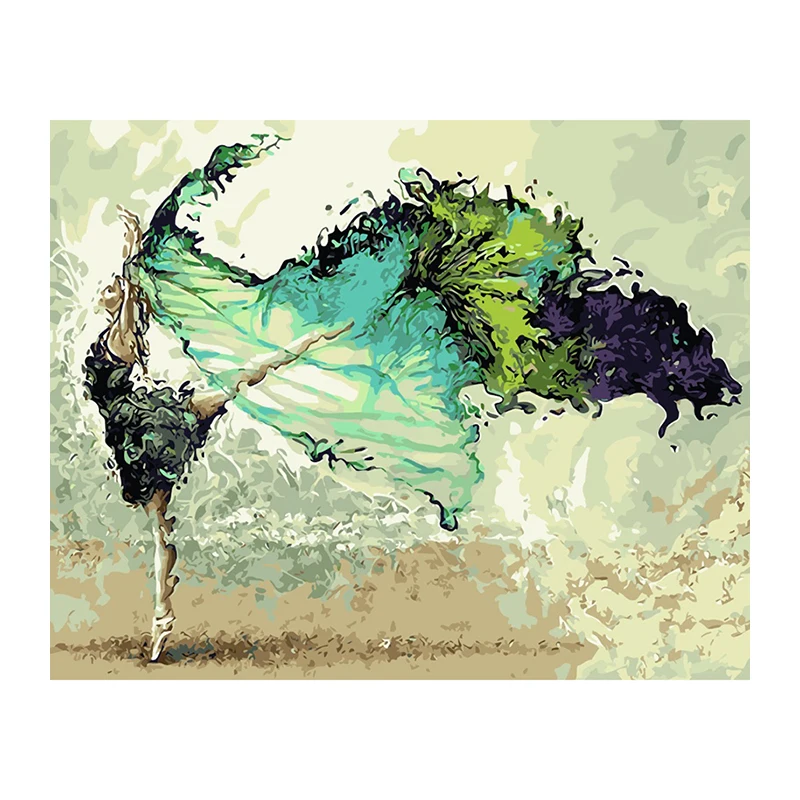 2017 Mosaic 3D diy diamond painting home decoration diamond embroidery classic style full rhinestone dance green girl