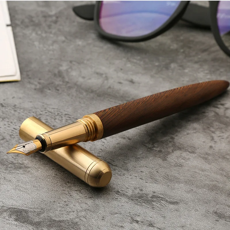 Chinatradicional caneta tinteiro manual de madeira +