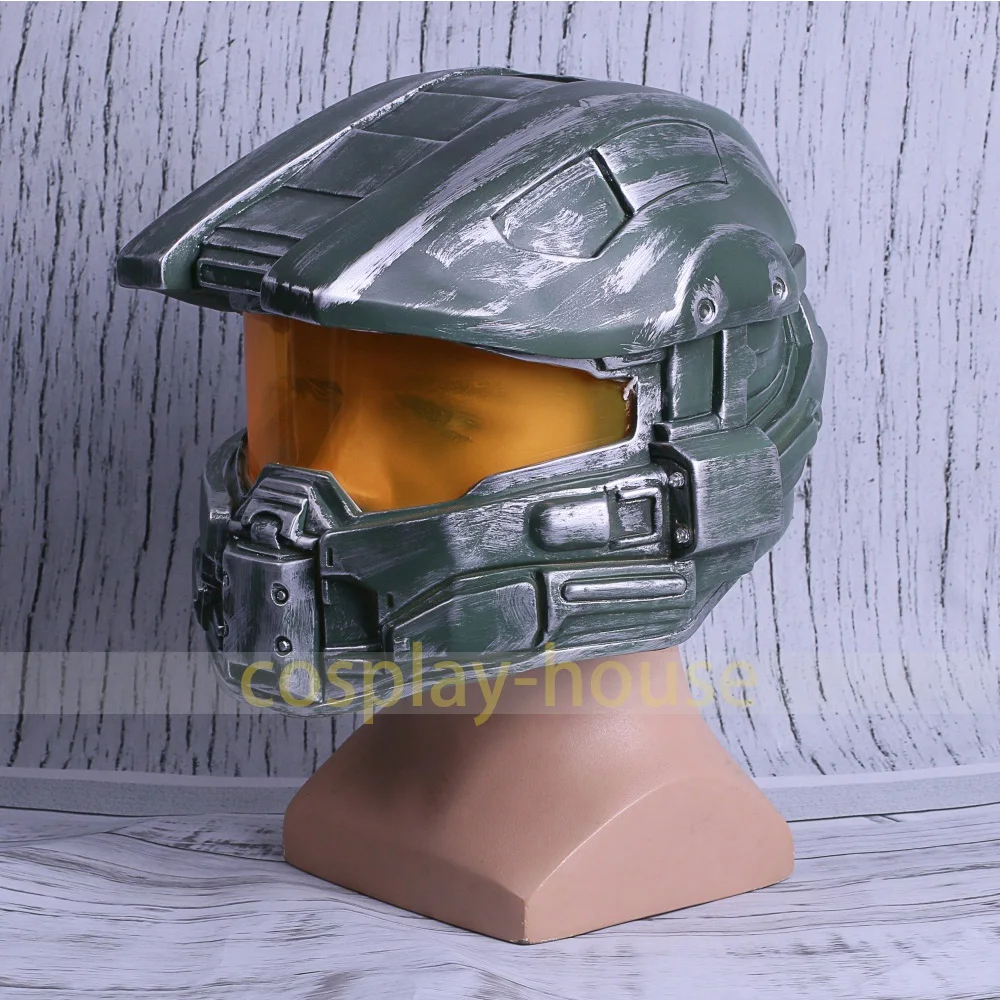 Halo 4 Helmet Prop Replica Cosplay Costume Full Head Mask PVC Equipment Master Chief Game Accessories (1)