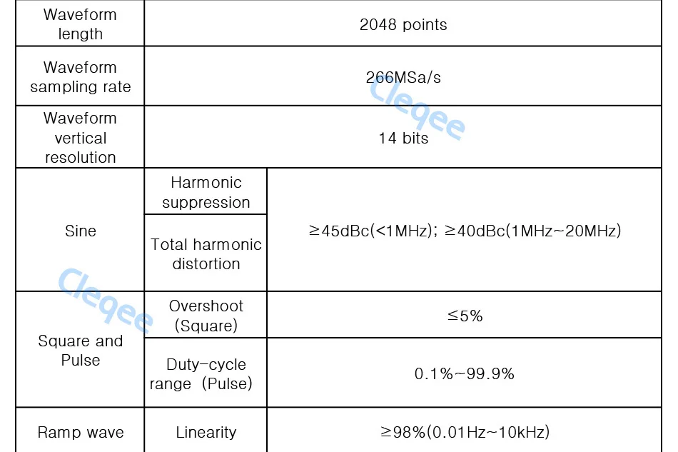 Cleqee jds6600-30m jds6600 серии 30 мГц цифровой Управление двухканальный DDS Функция генератор сигналов частотомер произвольное