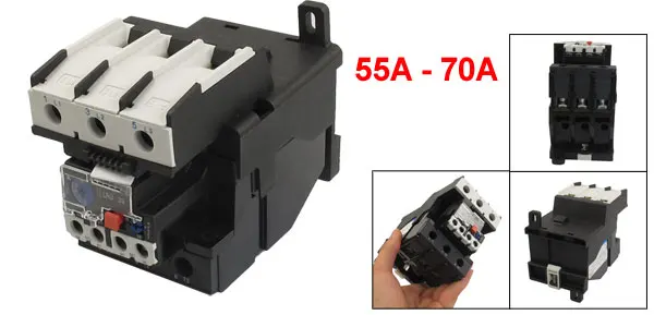 1 NO 1 NC 70A Rated Motor Protector Thermal Overload Relays