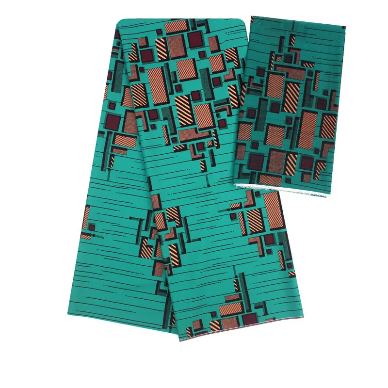 

High quality digital printed wax design african satin fabric African wax pattern satin silk fabric for party dres YBG032502